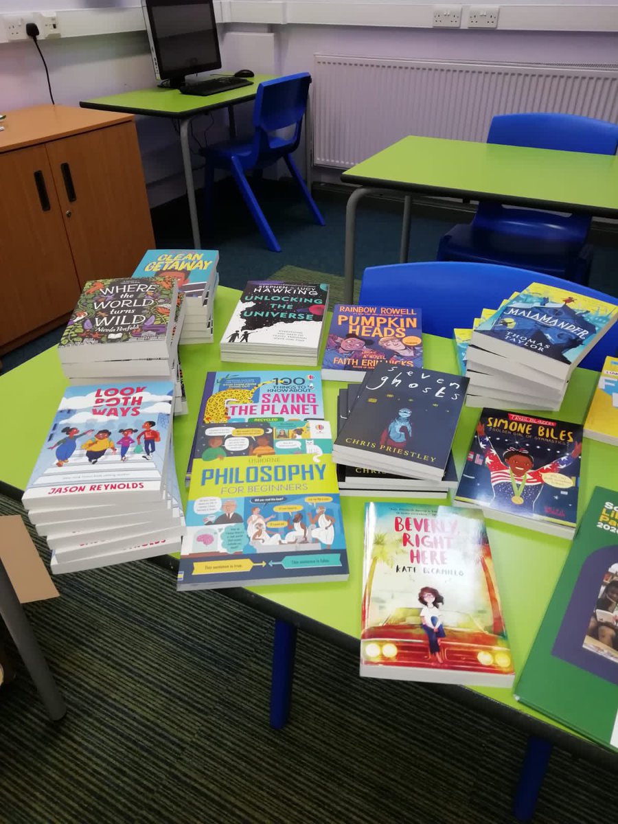 A huge thank you to @Booktrust for our fantastic free books 📚 #freebooks #library #literacy #english  #diverseauthors