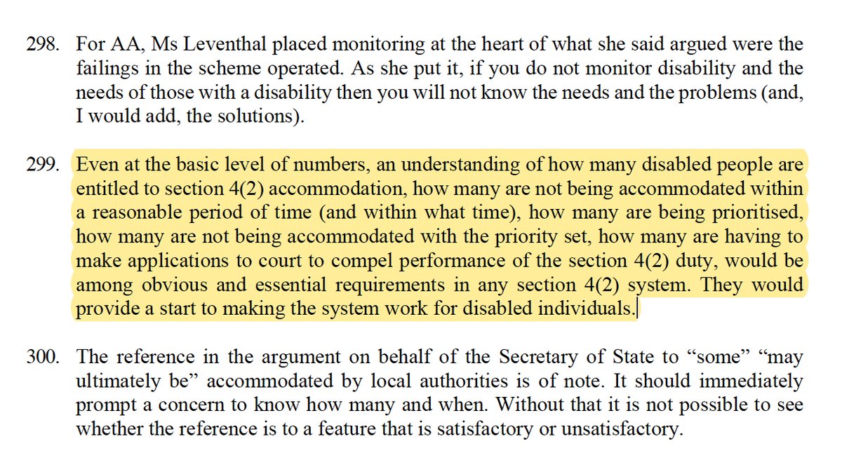 Sound and proper monitoring of disabled applicants is essential and 'would provide a start to making the system work for disabled individuals'