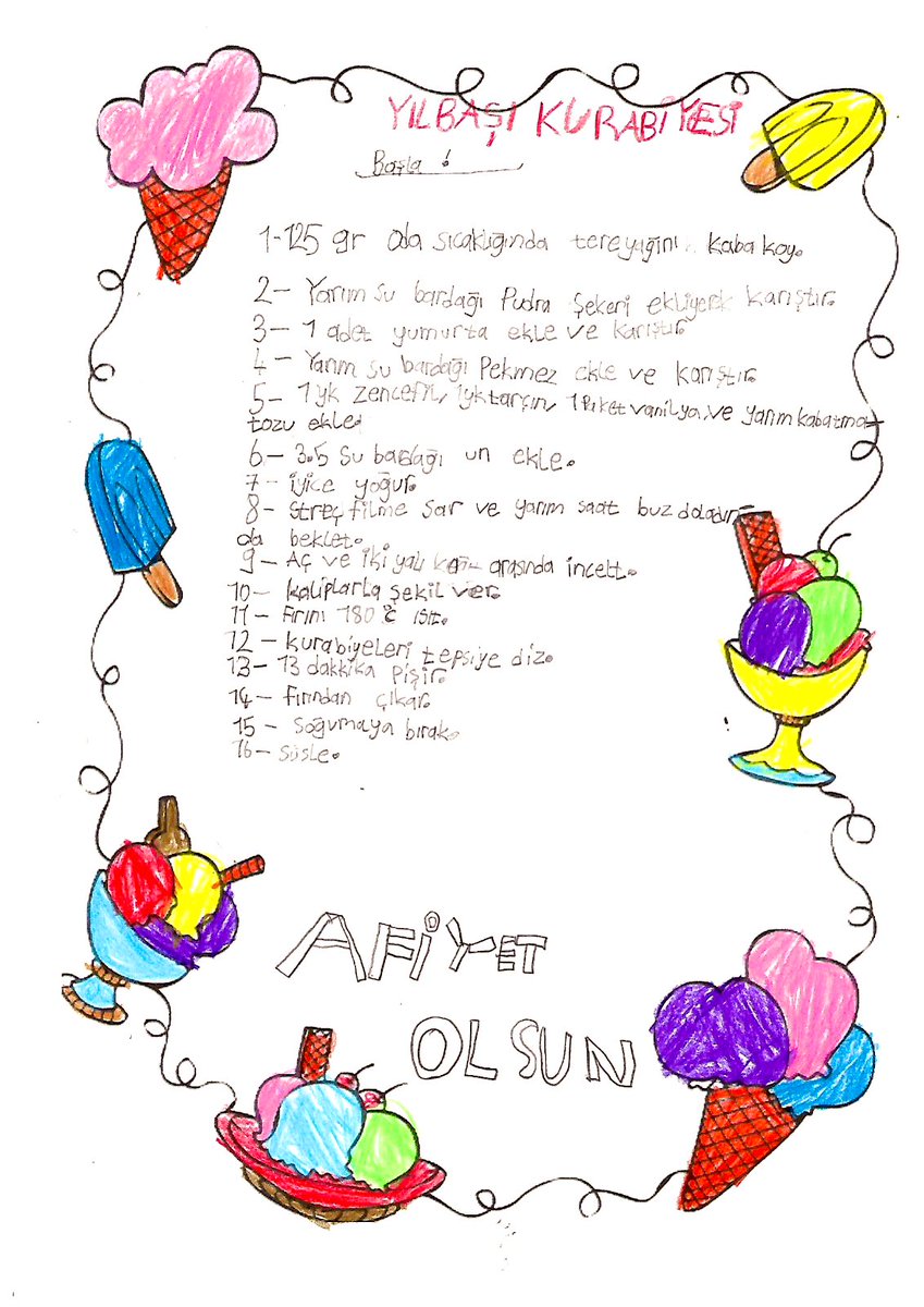 sedaondr's tweet photo. Algoritmanın en tatlı hali 🧁
#HourOfCode kapsamında #KitchenCode ile öğrencilerimiz kurabiye ve kek algoritmalarını hazırladı.😍 🧑🏼‍🍳👩🏻‍🍳 https://t.co/IJT5H1S1Ve