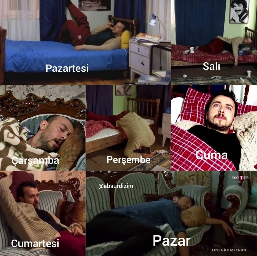 Öğrencilerin günlük rutinleri..