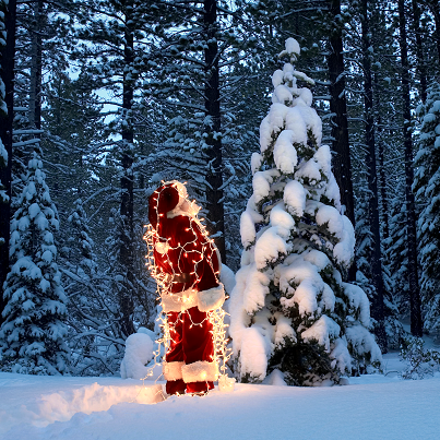 mrssclauscanada's tweet photo. Once Santa had no gifts to bring,so he decided to happily sing. Every person he met, sang along, with a Christmas song. Santa then asked them what was their wish, a bag of toys or bliss. The answer was simple, Joy, of course. Santa smiled &amp; said YOU are the source. #Christmas2020 https://t.co/wTcIScuneZ