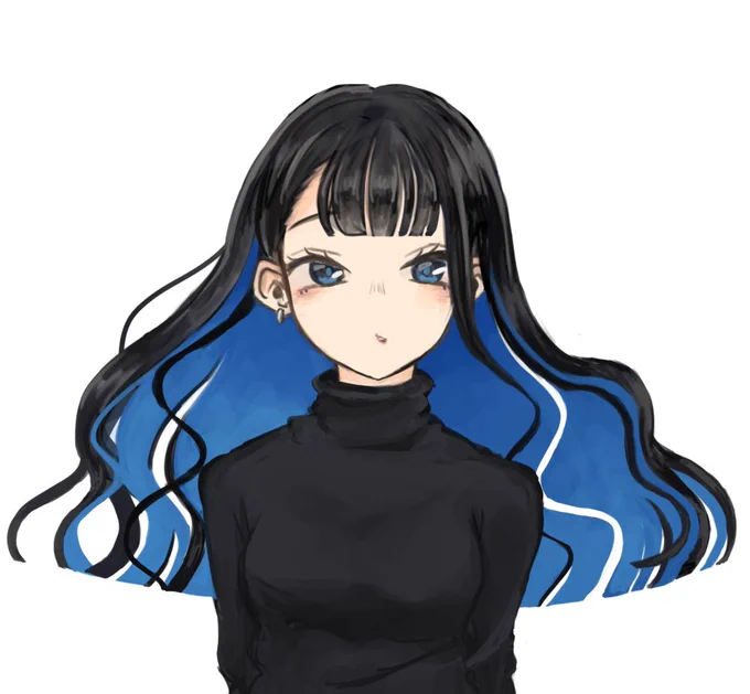 青インナー好き 