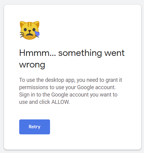taylorhou's tweet photo. hmm seems like @Google authentication services are down @gmail and @GoogleWorkspace https://t.co/NQVW1Q1icW
