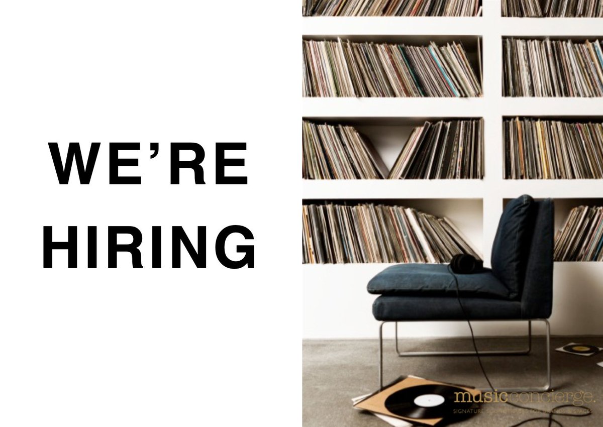 MusicConcierge_'s tweet photo. We are looking for a Business Development Executive to join our growing global sales team. If you are an expert at digging up sales leads across the retail &amp; hospitality sectors then we’d love to hear from you!
 
For application details see here - https://t.co/jxuwRC2uyi https://t.co/kuQ2ASCajy