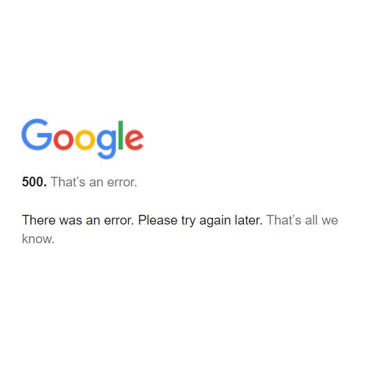 skuolanet's tweet photo. Aiuto. 

#googledown https://t.co/1zfTpNa7fC