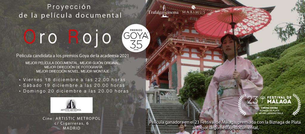 TrafalgarCinema's tweet photo. 📽️🎞️ Recordad!! «Oro Rojo» se emitirá en el Cine «Artistic Metropol» de #Madrid

👉 https://t.co/iCL7Mioz29 👈

#elcinequeemociona #news #noticias #cine #documental #Barbate #Andalucia #España #Tokyo #Japon #Japan #atun #FestivaldeMalaga #OroRojo https://t.co/YZSGYxrzBj