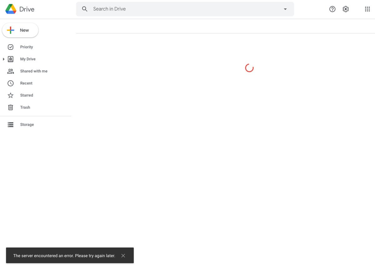 mattjiggins's tweet photo. @gmail #googledown Gmail, Gcla, Gdrive all down https://t.co/njizM1JbIm