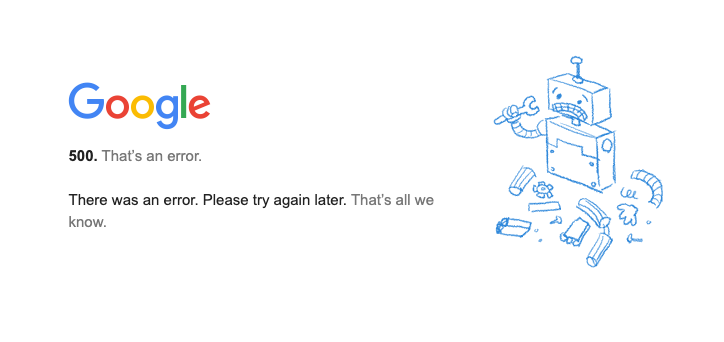 mattjiggins's tweet photo. @gmail #googledown Gmail, Gcla, Gdrive all down https://t.co/njizM1JbIm