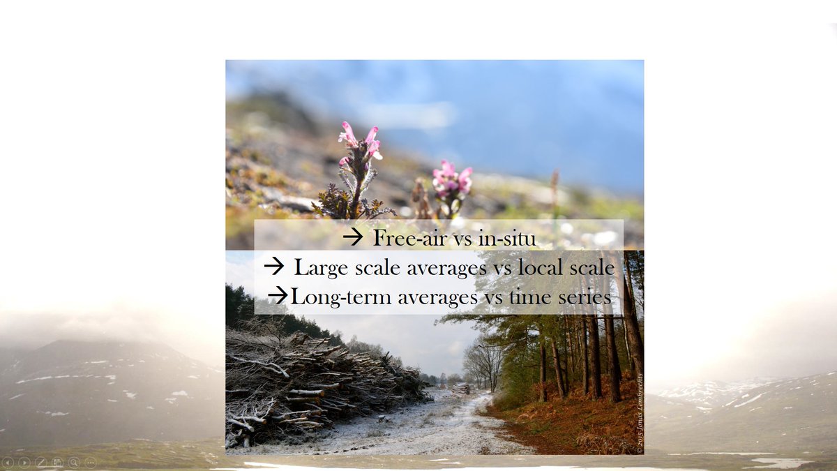 6/n 3) Most of us are using long-term averages, representing the average climate from a few decades ago. With how fast things are changing, it is TIME SERIES we should be using!  #BES2020