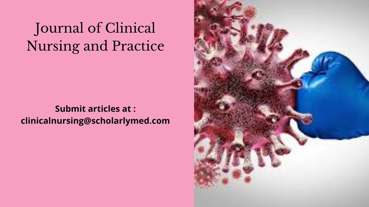 nursing001's tweet image. Submit your Research articles/ Review articles/ Short Communications/ Proceedings at Journal of Clinical Nursing and Practice 
website: iomcworld.org/clinical-nursi…
Email : nursingpractice@outlook.com
#NursingResearch #NursingCareonCovid19 #ClinicalNursing #NursingPractice