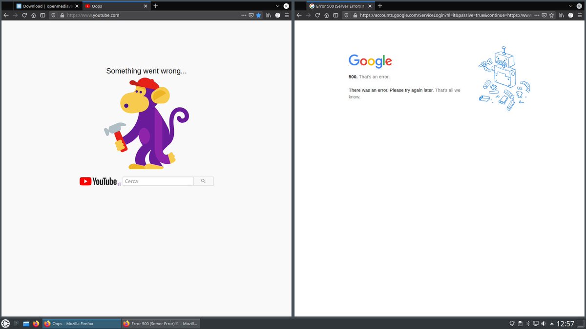CaprettaD's tweet photo. #googleDown https://t.co/n8vkCj5usf