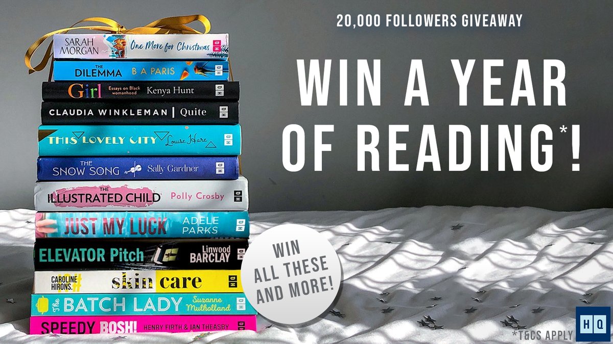 HQstories's tweet image. 20,000 followers in 2020! WE DID IT!

Thank you SO much for joining the HQ family this year; we&apos;re so lucky to have you. To celebrate, we&apos;re giving you the chance to win a YEAR* of HQ books! To enter, reply to this tweet with #CongratulationsHQ.

*T&amp;amp;Cs books.harpercollins.co.uk/hq-20k-followe…
