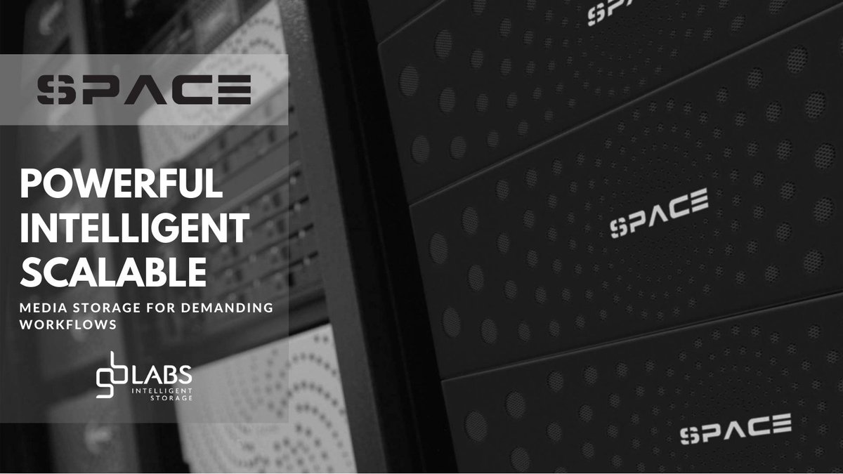 GB_Labs's tweet photo. #SPACE is Powerful, #intelligent and easily scalable #media #storage for demanding #workflows. Which enables Content creation teams to work on files and projects together for complete creative freedom. See all our different SPACE products here:  https://t.co/qhRux2eBq6 #broadcast https://t.co/vBXDIqOIRM