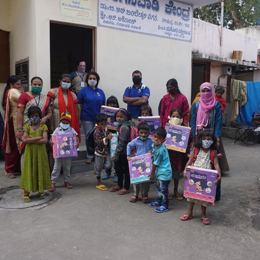 A Big Thank You to the development bank of Singapore DBS for sponsoring our Practivity Toy Boxes.

Today was the first day of our distribution drive where we helped enable kids from lower income communities to learn

#affordableeducation #kreedo #activitybasedlearning