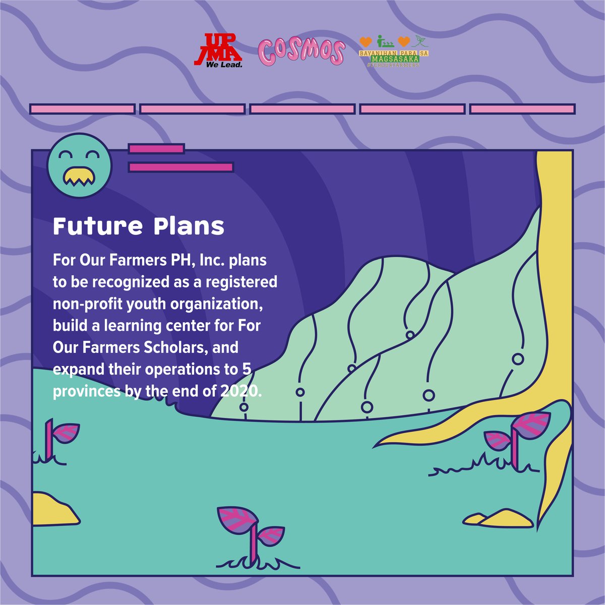 CosmosOPMFest's tweet photo. Learn more about our partner's mission and vision, history, current projects, and future plans below!✨

#MissionCosmos #GetCosmic #StandWithFarmers https://t.co/9aGLmVpfus