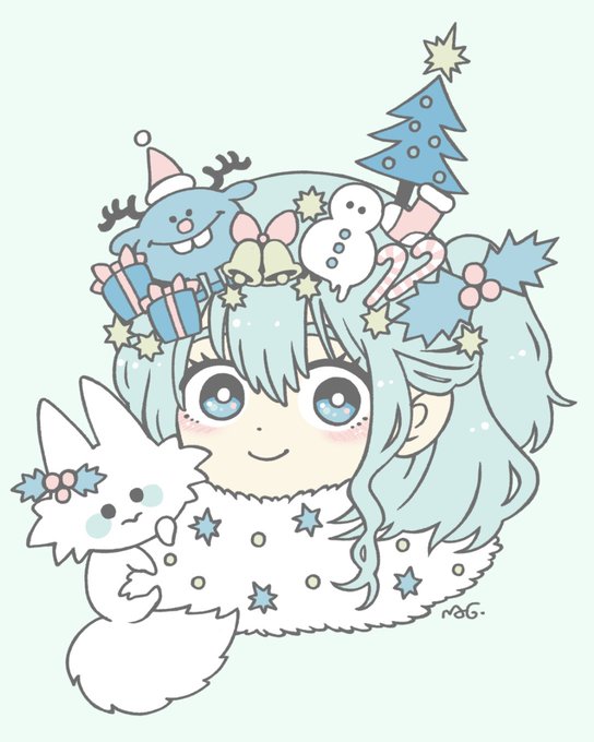 「髪飾り 雪だるま」のTwitter画像/イラスト(古い順)