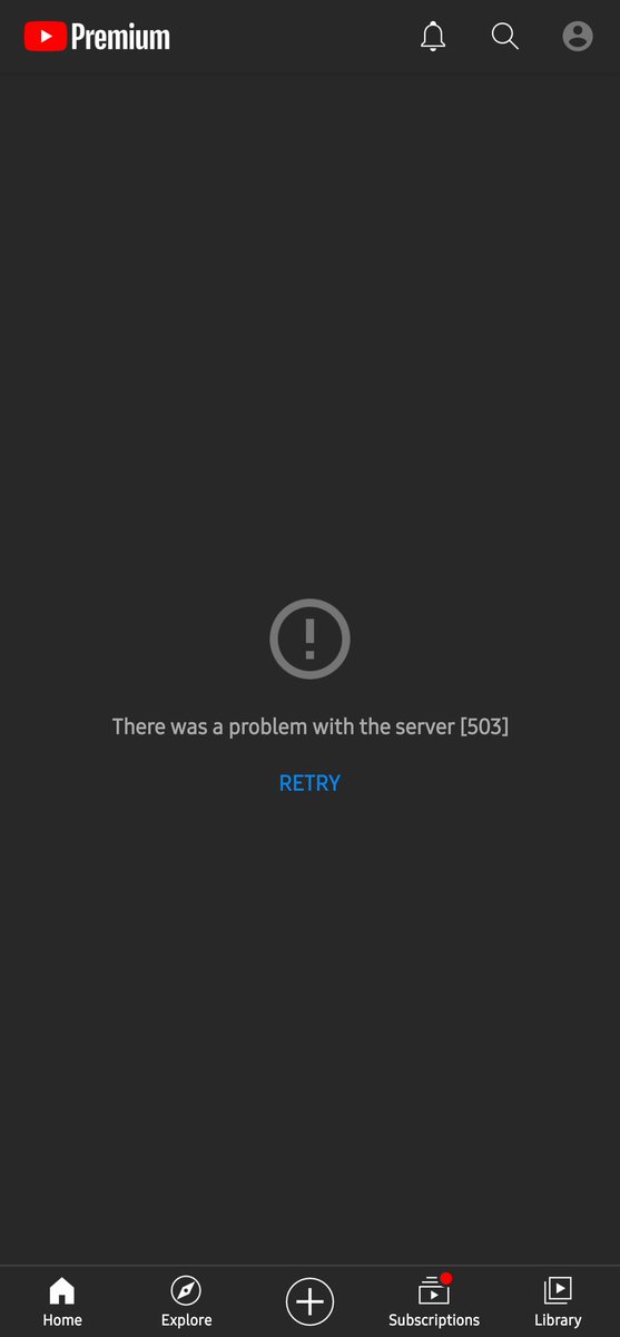 iamBikashh's tweet image. Why @YouTube down?
#YoutubeDown #TechSaala