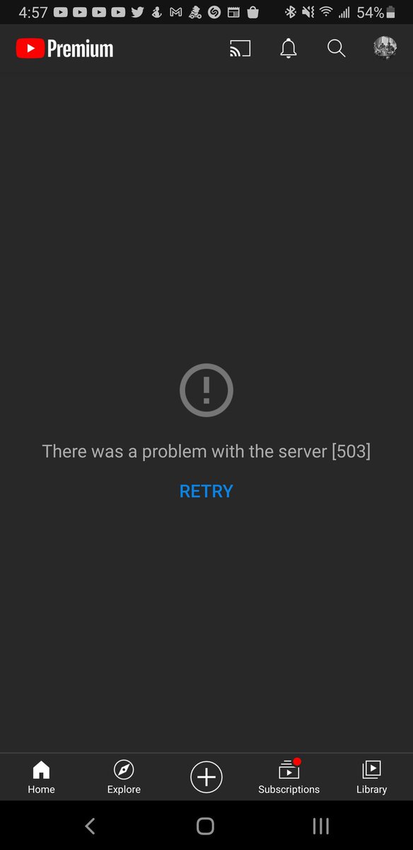 Stjkstr's tweet photo. Bruh, this is the time I go on #Youtube. 😭 #YouTubeDOWN https://t.co/NJWH3R3ZMs