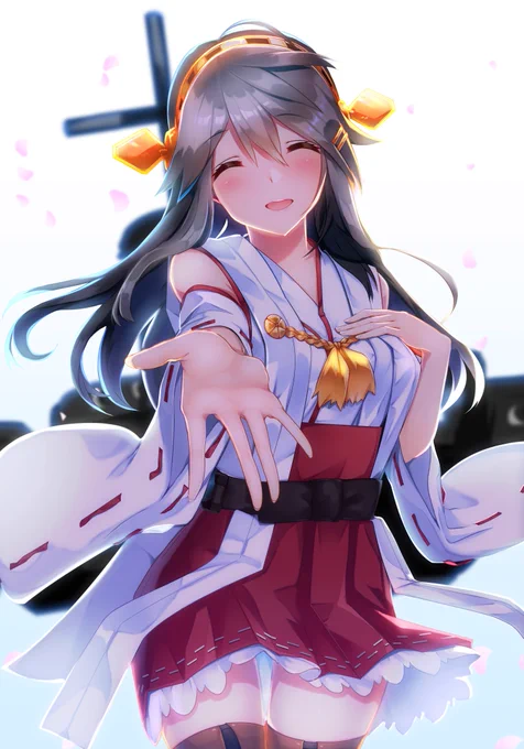 「あなたが提督なのね?」

「あなたが榛名の提督で、本当に良かった」

#榛名生誕祭2020
#榛名進水日 
#12月14日は榛名の誕生日 
#12月14日は榛名の進水日 