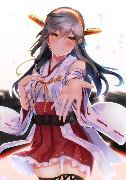 「あなたが提督なのね?」

「あなたが榛名の提督で、本当に良かった」

#榛名生誕祭2020
#榛名進水日 
#12月14日は榛名の誕生日 
#12月14日は榛名の進水日 