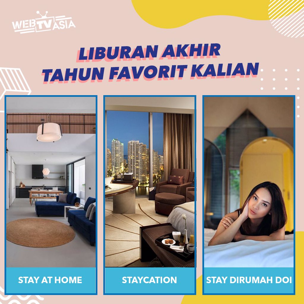Gimana nih kalian udah ada plan buat akhir tahun kemana? Kalian pilih stay at home, staycation, atau malah stay dirumah doi?👀👀