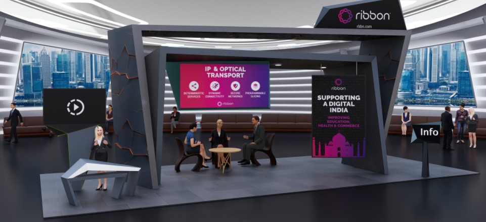 exploreIMC's tweet photo. Supporting a Digital India- Improving, Education, Health & Commerce. Visit @ribboncomm in Hall 1. You can still watch videos at the booth on the #IMC2020Virtual platform. Visit here - https://t.co/4T0R4B8sBu
#RibbonatIMC https://t.co/nVPi8qFRoK