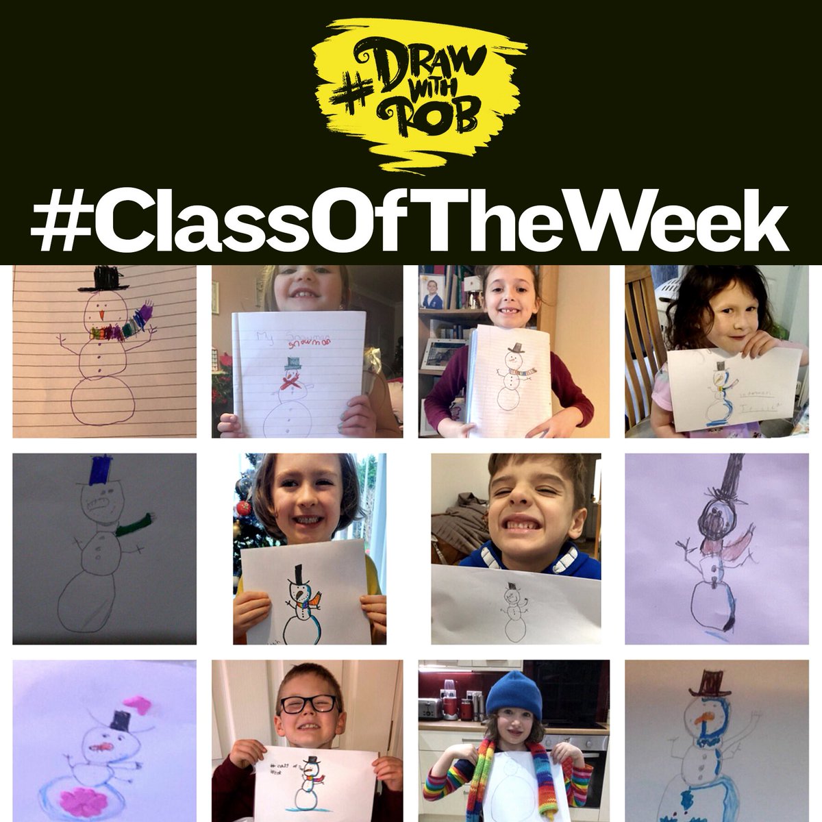 RobBiddulph's tweet photo. Congratulations to everyone in Y2 at @CoedGlas (@CoedGlas2025). You are my #DrawWithRob Class of the Week! 👏👏👏 https://t.co/5YW3K77Gbt