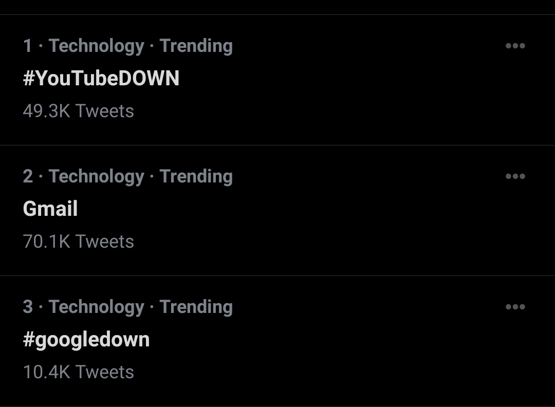 People can't watch youtube, can't send mails.. they are tweeting