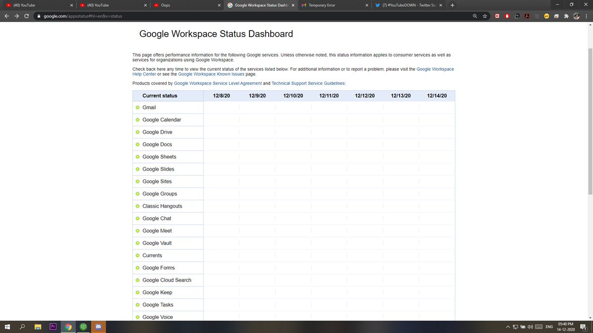 AnshulZSharma's tweet image. Google is so down that they were unable to update it on there own Google Workspace Status Dashboard.
#googledown #googleuniversedown