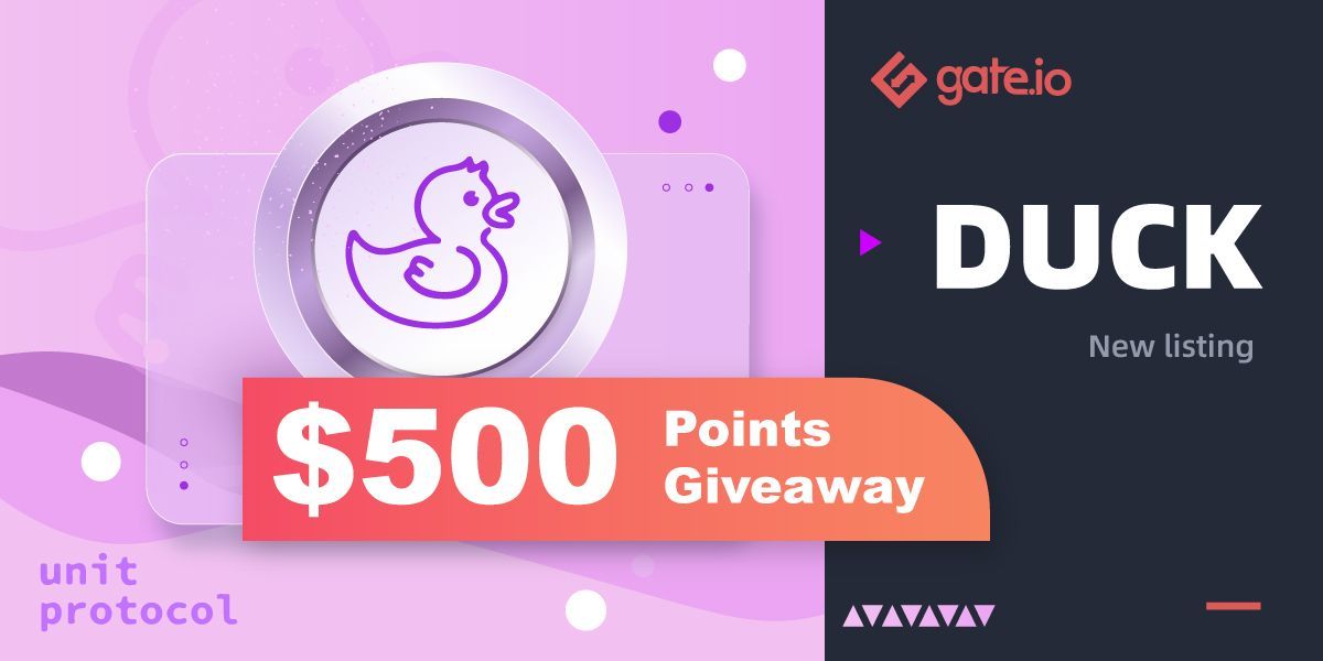 💥 $500  #USDT worth of Gate.io POINTs #giveaway to celebrate our #DUCK listing
Each of the 20 lucky winners will receive $25 USDT worth of POINTs
1️⃣ Login and participate 
gate.io/en/article/185…
2️⃣ RT, @ a friend