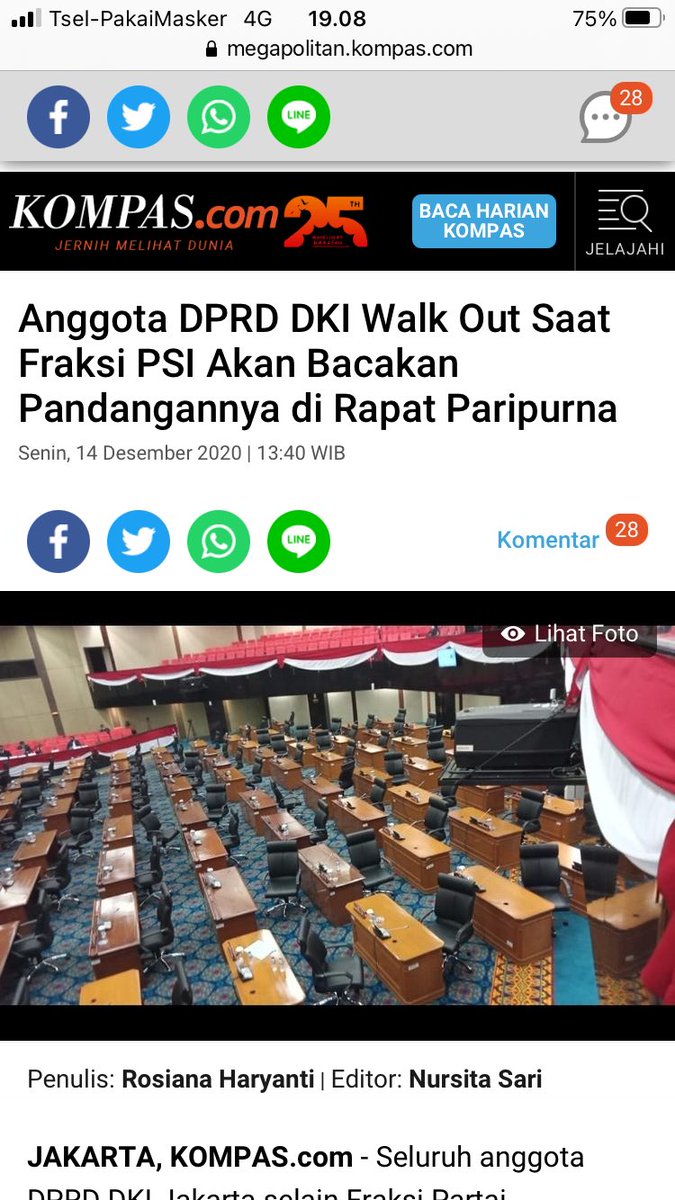 sahaL_AS's tweet photo. Satu dua parpol walk out dari paripurna itu biasa banget.. 
Seluruh parpol walk out dan tinggal satu parpol, baru tuh luar biasa... https://t.co/YMvRiMjE3K