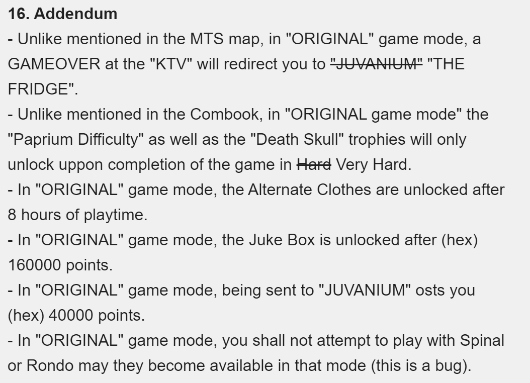 Just some clarifications on mistakes in the manual, and a couple of known issues. They don't appear to be game breaking. To comment would be hypocritical, all of my games have needed similar disclaimers.