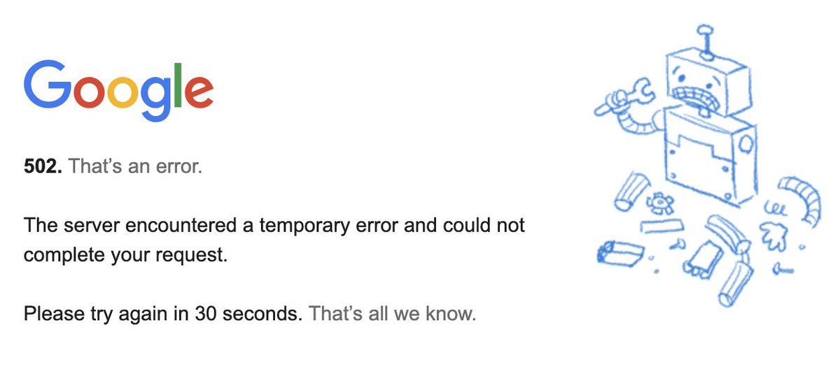 Now that Google's Workspace &amp; their other services are down and you can't do any real work anyway, you can use the time productively by catching up on the latest posts on our blog: toughbyte.com/blog