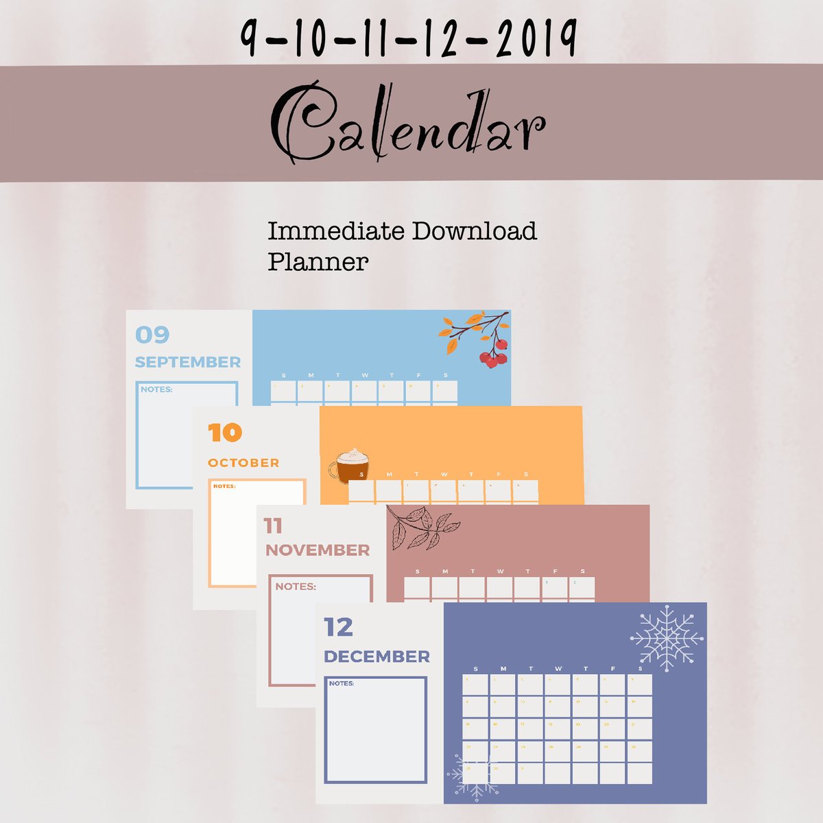 InspirationMak1's tweet photo. Excited to share the latest addition to my #etsy shop: Calendar 2020 september - october - november - december - calender - png- a4 size - printable-planner- 2019 https://t.co/QF0OZPVEn7 #home #school #organize #gi
#google #YouTubeDOWN #youtube 
#gmail #GoogleClassroom https://t.co/MqDL9I25Lj