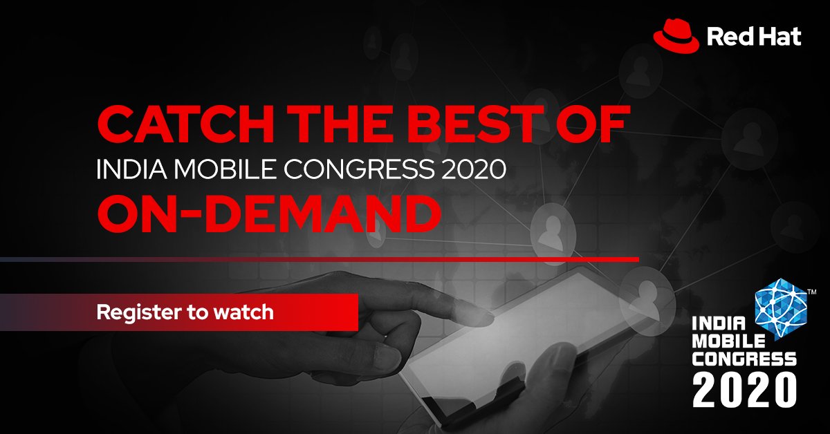 darrelljs's tweet photo. Did you miss the @redhattelco team at @exploreIMC 2020? The virtual event is now available #ondemand. Click here to join some very insightful conversations. #OpenSource #IMC2020Virtual https://t.co/w9Wvcga4Jg