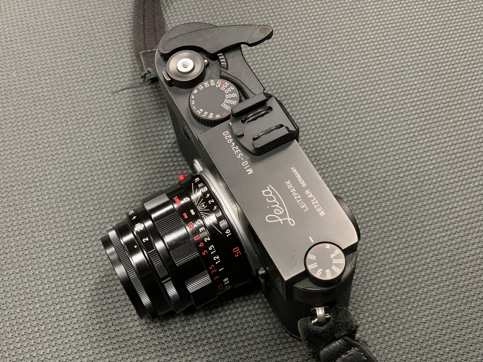 ほぼ未使用 サムレストレバー for M10 Ver. II シルバー