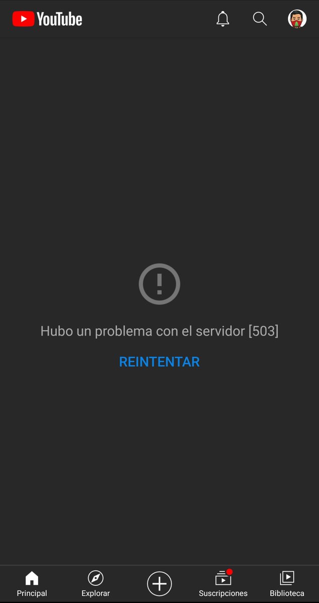 Youtube me a fallado 🤦🏻‍♂️