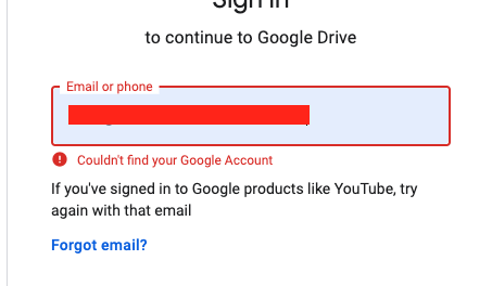 LeonWhale's tweet photo. @GoogleWorkspace My Google Account can't be found... https://t.co/eD0enuHnIy
