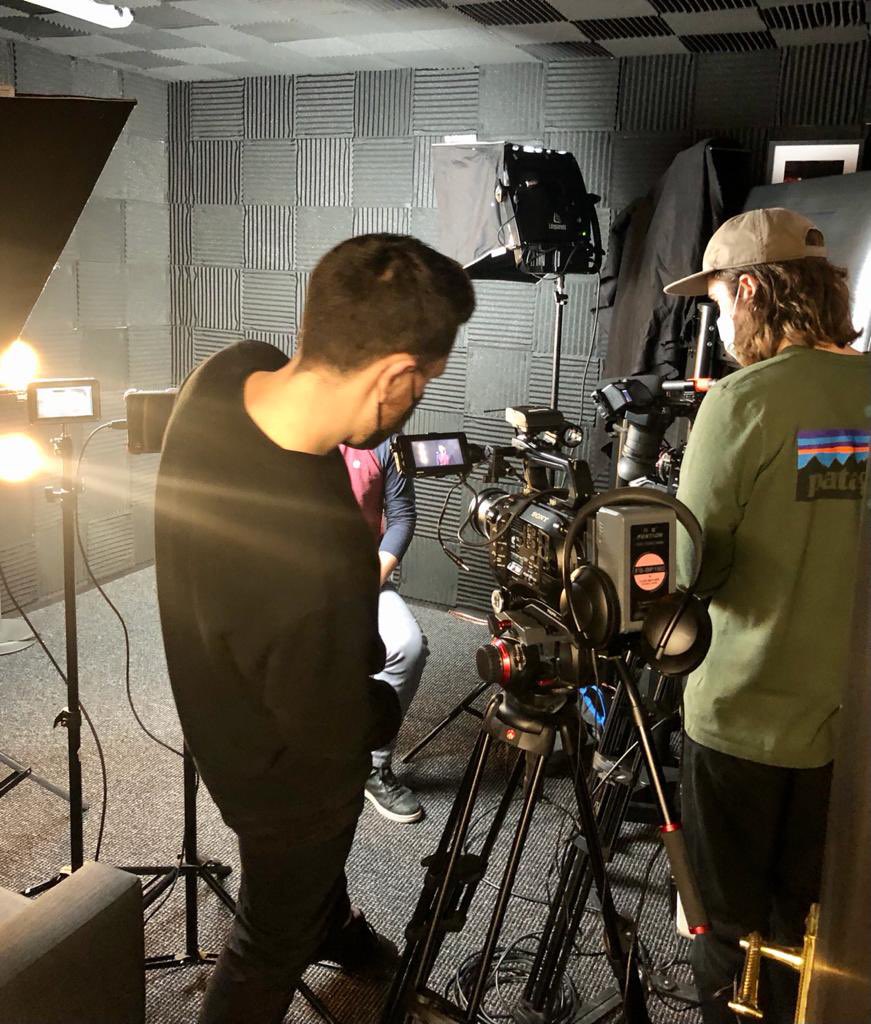 Cinemagic's tweet photo. New @BankofIrelandUK &amp; Cinemagic production under way celebrating young talent and helping to inspire confidence. #FinancialWellbeingxCinemagic #filmmaking #inspiringconfidence #nitalent #filmtalent #creativeindustries https://t.co/ppoteocUvk
