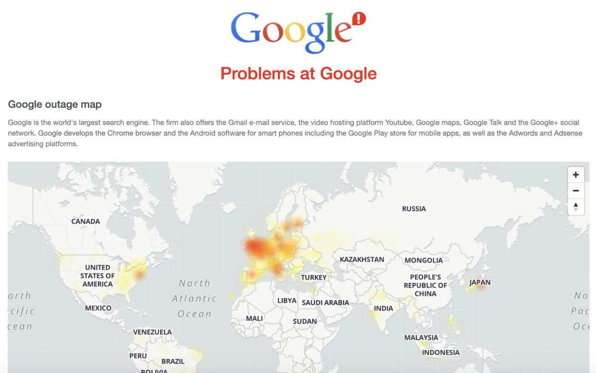Chiudiamo in bellezza il 2020 con Google  down! #googledown