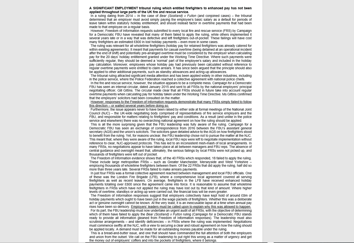 Campaign for a Democratic FBU tweet media