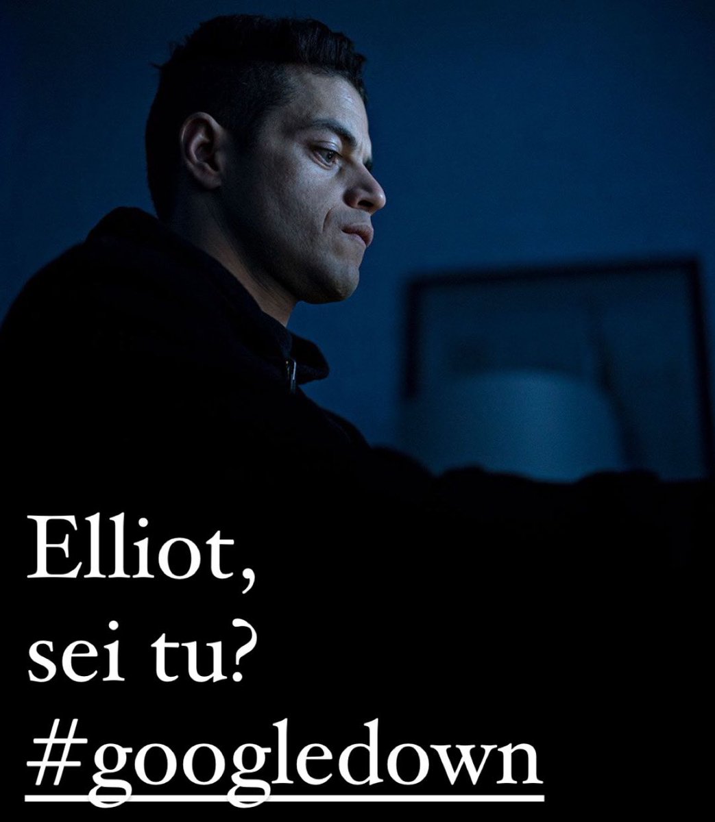 Juribonomi's tweet photo. Elliot, sei tu?
#googledown https://t.co/3W8i2PEKrS