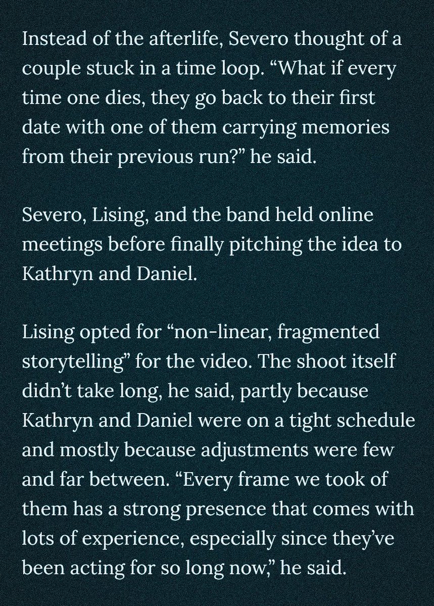 kxthnielarchive's tweet photo. "Two lovers who are caught in a time loop which resets after one of them dies. One of them, however, retains all the memories of their past including the painful ones.” — WTAF GEGE URE A GENIUS. 

#SSNHBMv
#KathNielxBenAndBenxJMS https://t.co/2UaAjLwvTn
