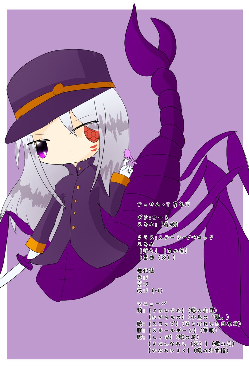 青雲雀 ななしさんのドール案提案からワイが書いたフォロワーさんドール達のイラストを見てくれ ネクロニカ