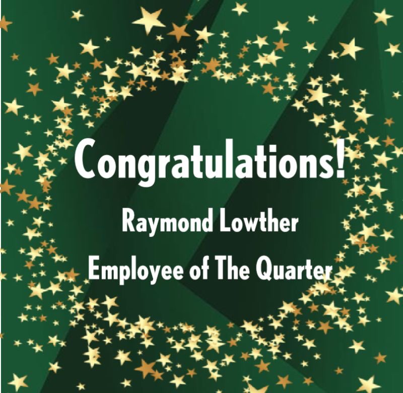 Congratulations to Raymond Lowther who is our new Employee of the Quarter 🏆👏🏻

#employeeofthequarter #hr #recruitment #propertymanagement #residentialmanagement