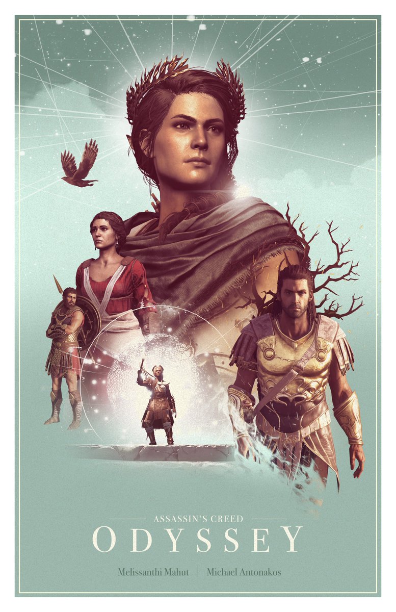SnowfirePlays's tweet image. Of all the Assassin&apos;s Creed Odyssey posters I&apos;ve made, these are my personal favs. 

@UbisoftQuebec you guys need anything new to hang up around the studio?

#AssassinsCreed #Acfinest #Ubisoft #fanart 
#GraphicDesign #MoviePoster 
@assassinscreed @Assassins_UK @Ubisoft