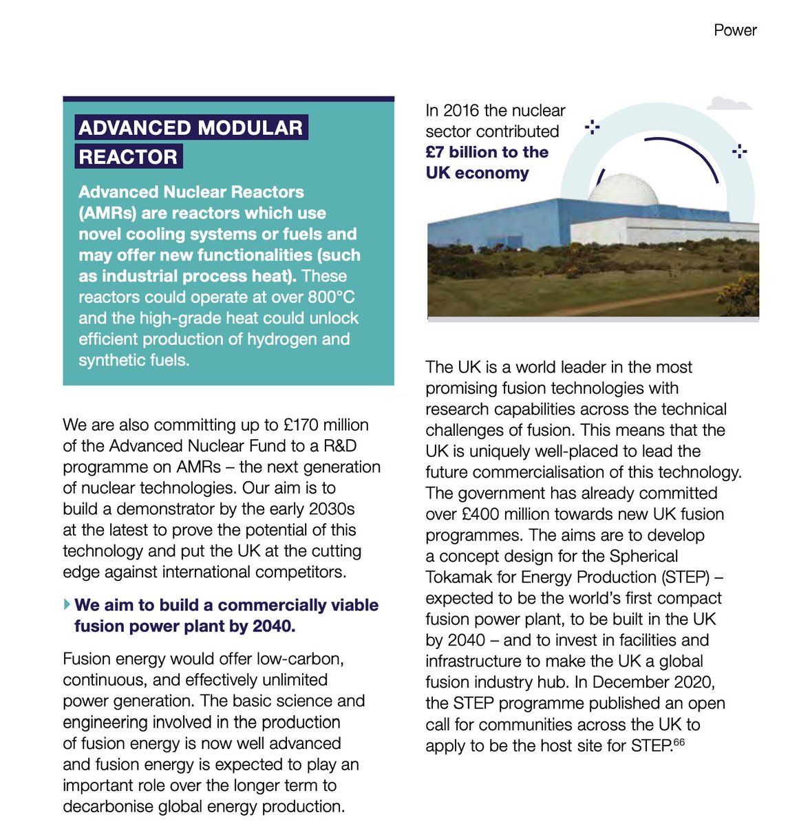 7. Quite a bit on SMRs and Advanced Modular Reactors (AMRs) - screenshots for ease of reference. All good stuff. Obviously we would like to see more urgency appropriate to the scale and timescales of the climate challenge, but let's be grateful for important steps taken today.