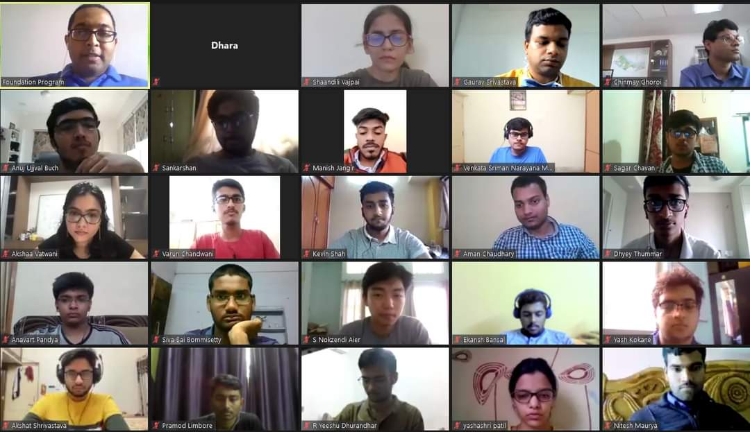 fpiitgn's tweet photo. Today afternoon, Prof Gaurav Srivastava along with Prof Chinmay Ghoroi, introduced the freshers with the IITGN campus and its philosophy. Though the students are not present on campus given the pandemic situation, they were given a deep insight and a virtual tour of the campus. https://t.co/Wp0BbIjY6w