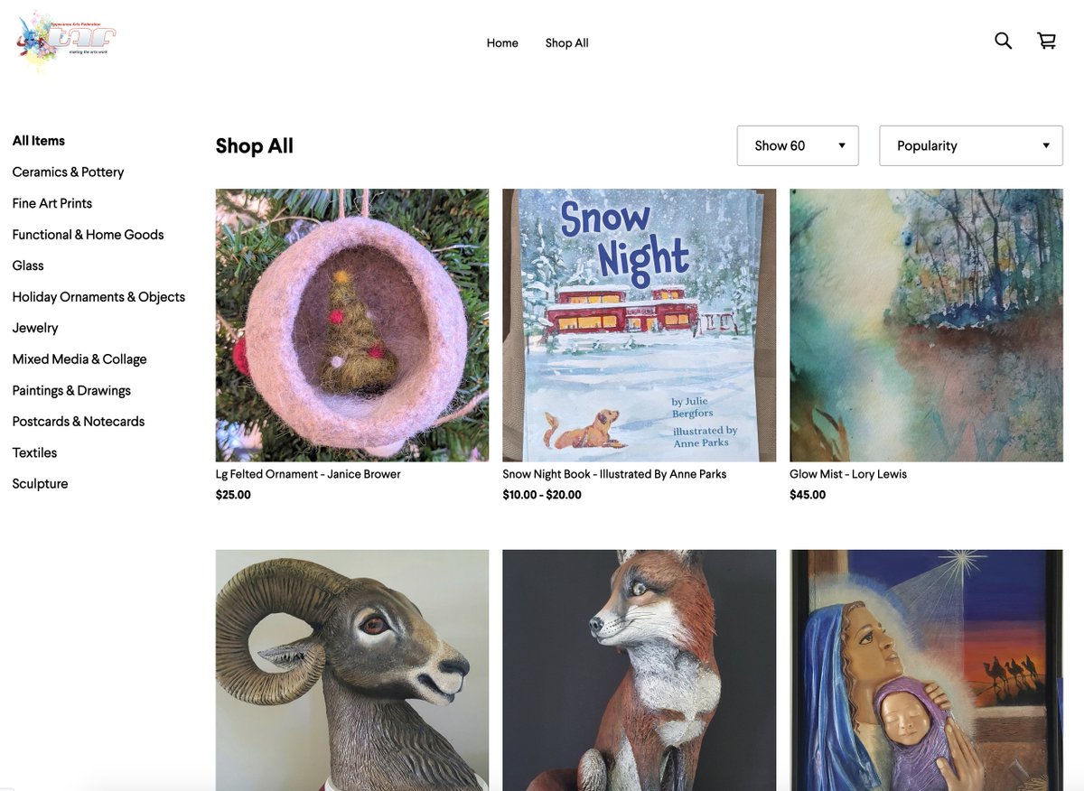 Shop the Tippecanoe Arts Federation Holiday Member Show &amp; Sale Online! @tippecanoearts 

Click here to shop: tafholidayshow.square.site/s/shop

#SupportSmallBusiness #supportlocal #visitindiana <a href="/WLFI/">WLFI News 18</a>