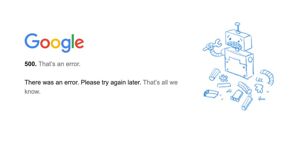Per concludere il 2020, anche Google va in tilt...#googledown #google #whatshappen #Google #Marketing